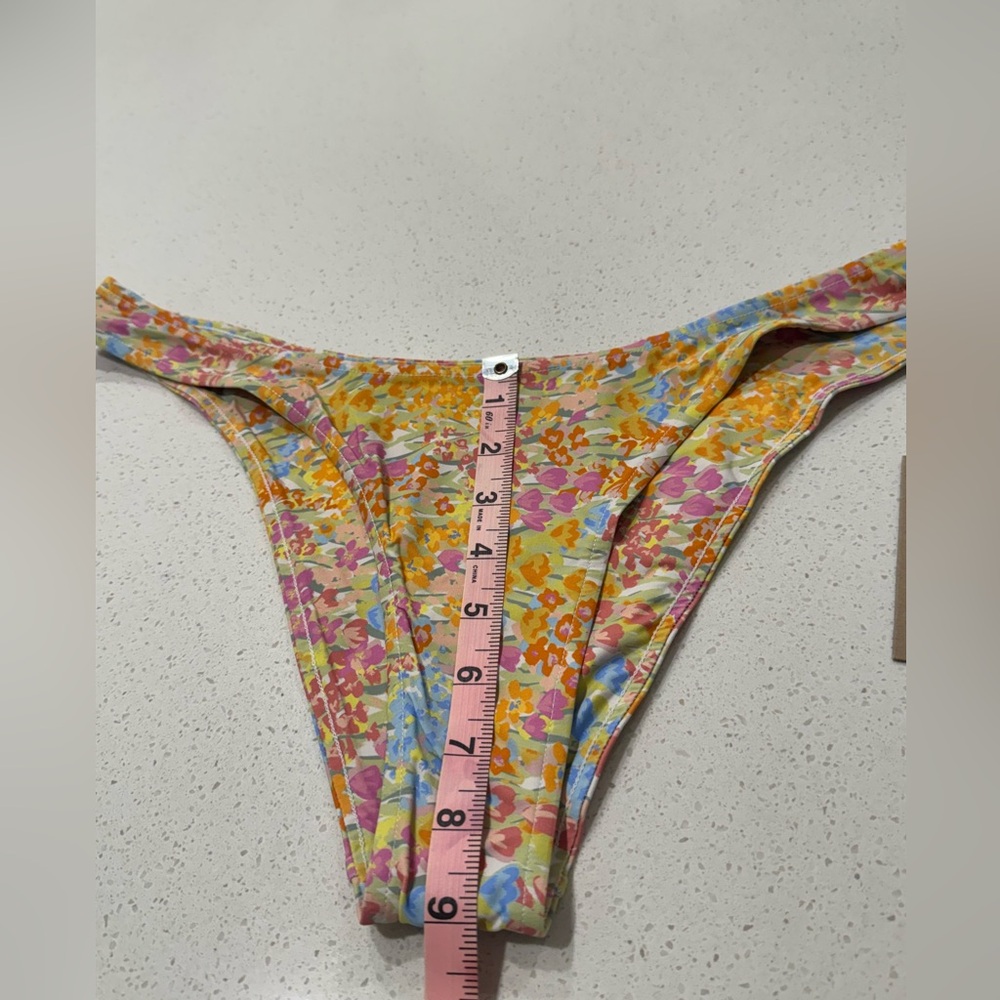 NWT Stone Fox Swim Luka Bikini Bottom in Flower Fields Print Size XL - Picture 6 of 10